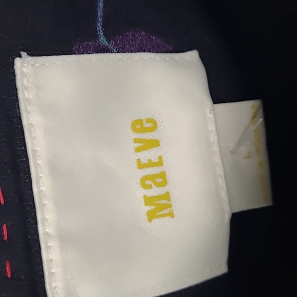 Anthropologie Maeve Linen blend gardenia floral blouse - Picture 3 of 6